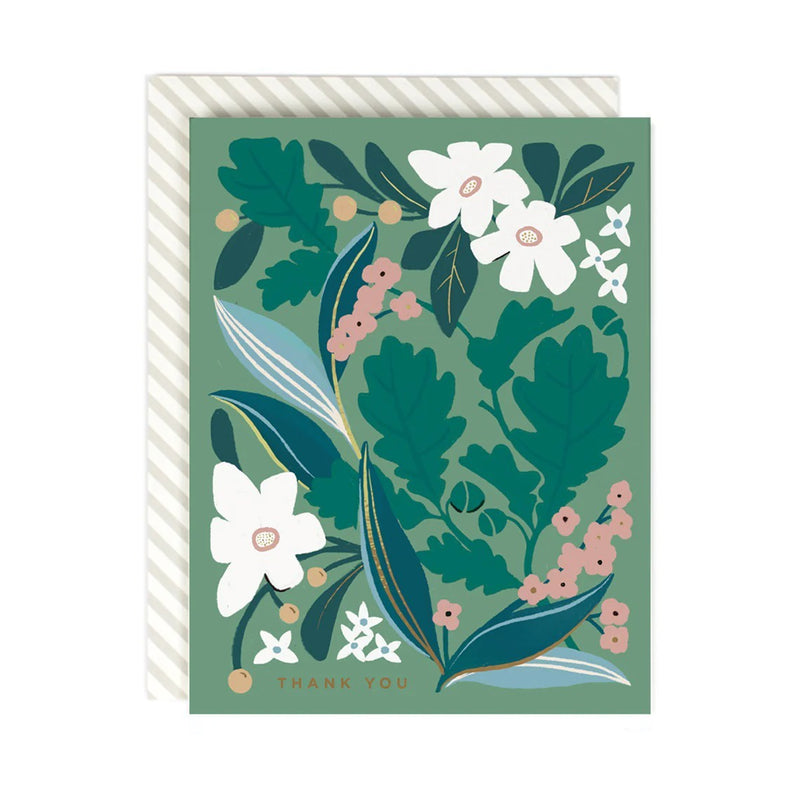 Amy Heitman 'Daphne Floral Thanks' Card