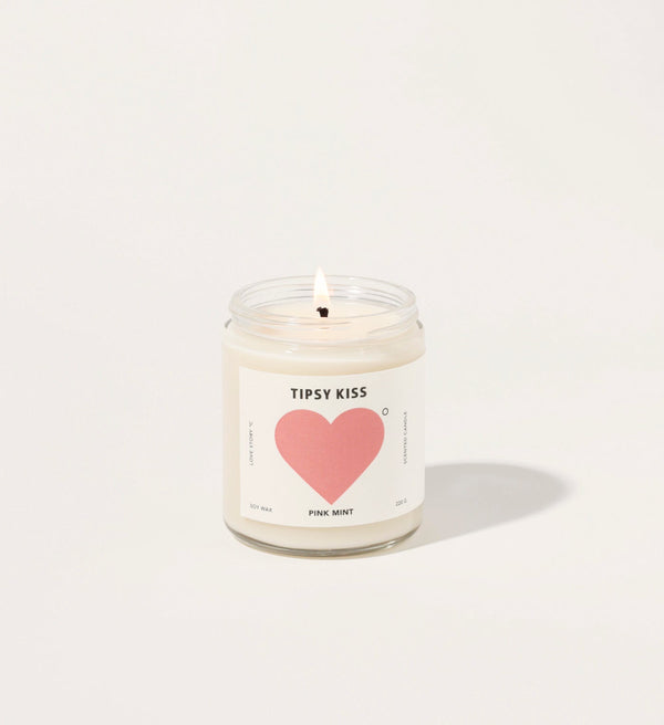 Pink Mint Tipsy Kiss Candle