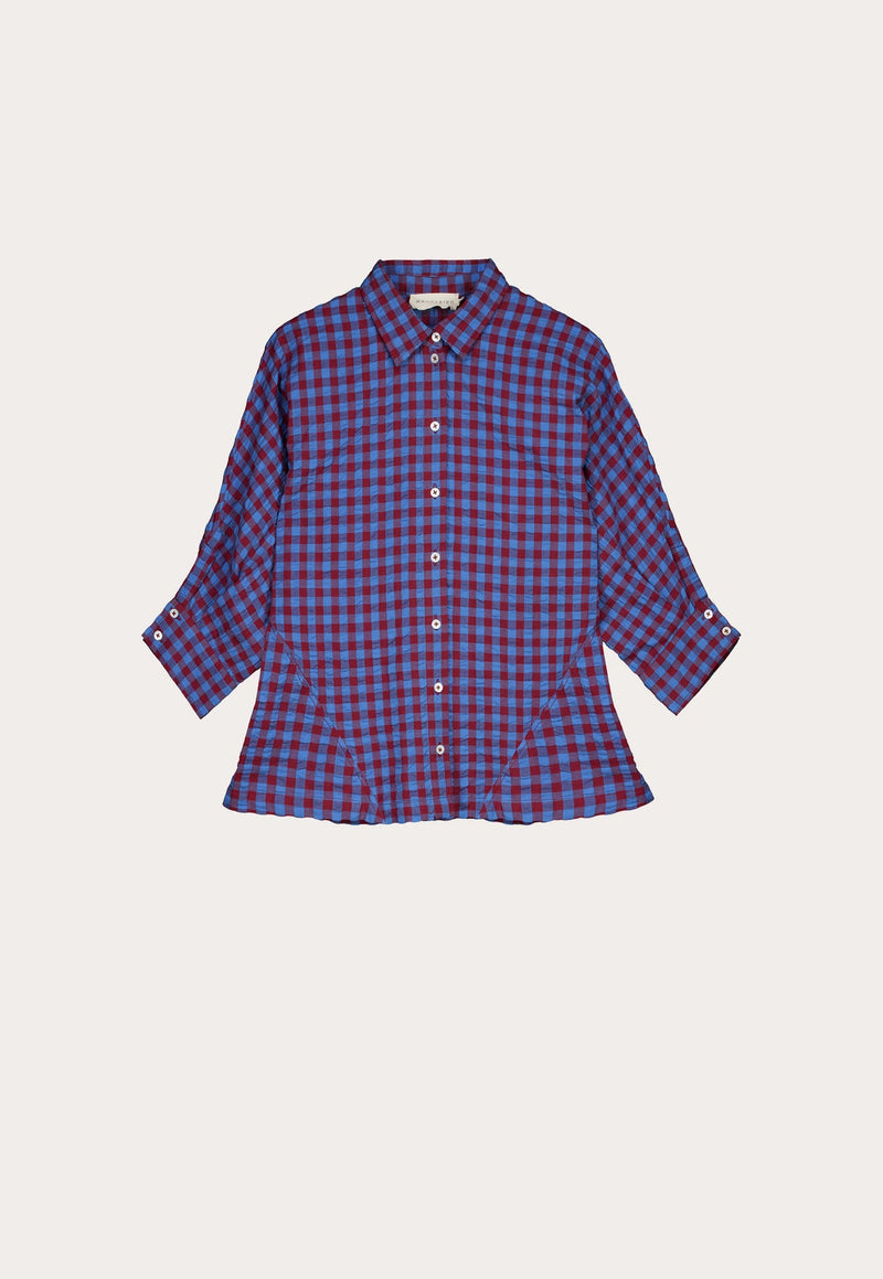 Nancybird Alba Shirt	in Dusk Check