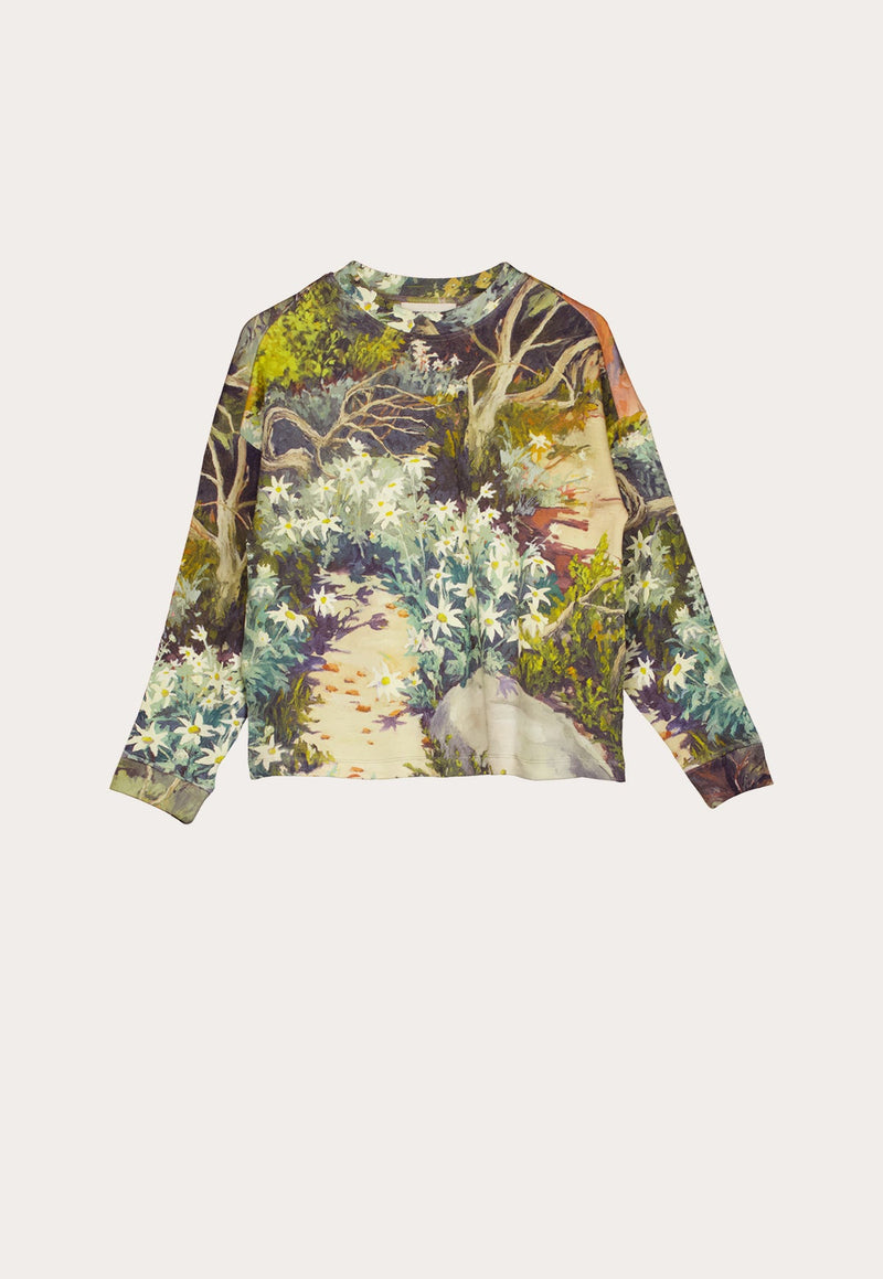 Nancybird Eva Sweatshirt in Flannel Flower