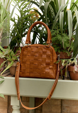 Nancybird Rays Crossbody Bag in Terracotta