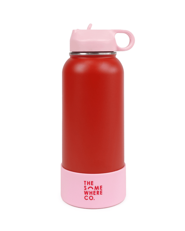 The Somewhere Co Cherry Water Bottle 1L