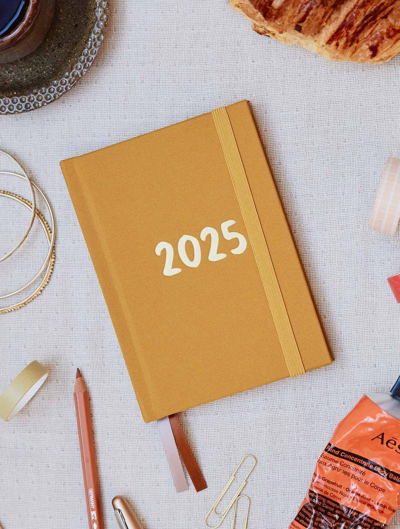 Write to Me 2025 Pocket Planner in Mustard