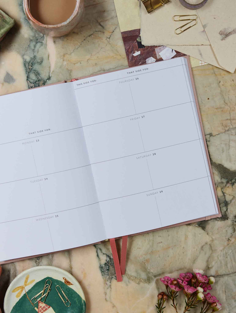 Write To Me 2026 Weekly Planner in Blush