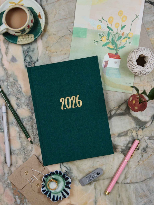 Write To Me 2026  Weekly Planner in Fern