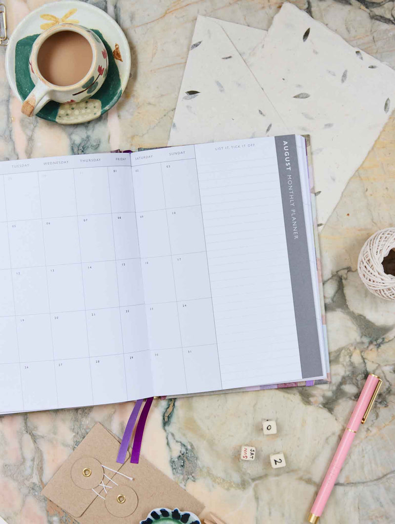 Write To Me 2026 Weekly Planner in Flowers