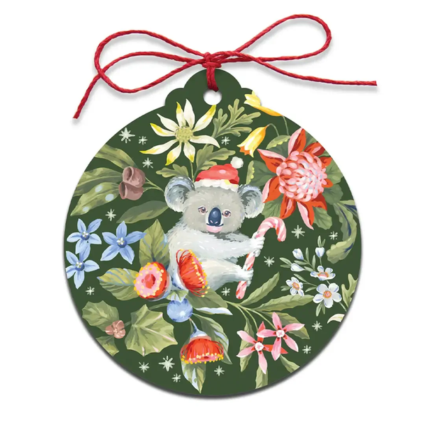 Earth Greetings 'Christmas Koalas' Gift Tag