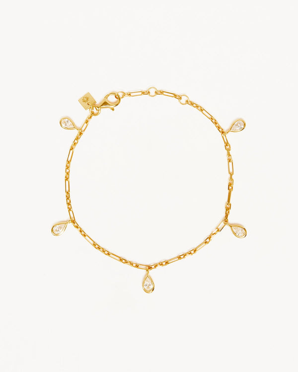 by charlotte 18k Gold Vermeil Adored Bracelet