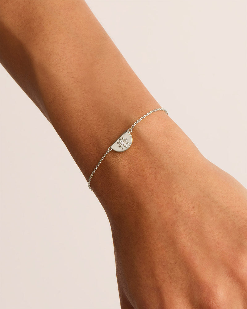 by charlotte Sterling Silver Lotus Bracelet