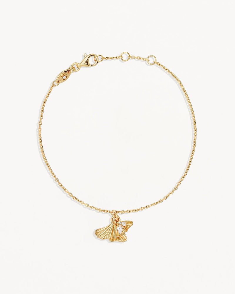 by charlotte 18k Gold Vermeil Ocean Whisper Bracelet