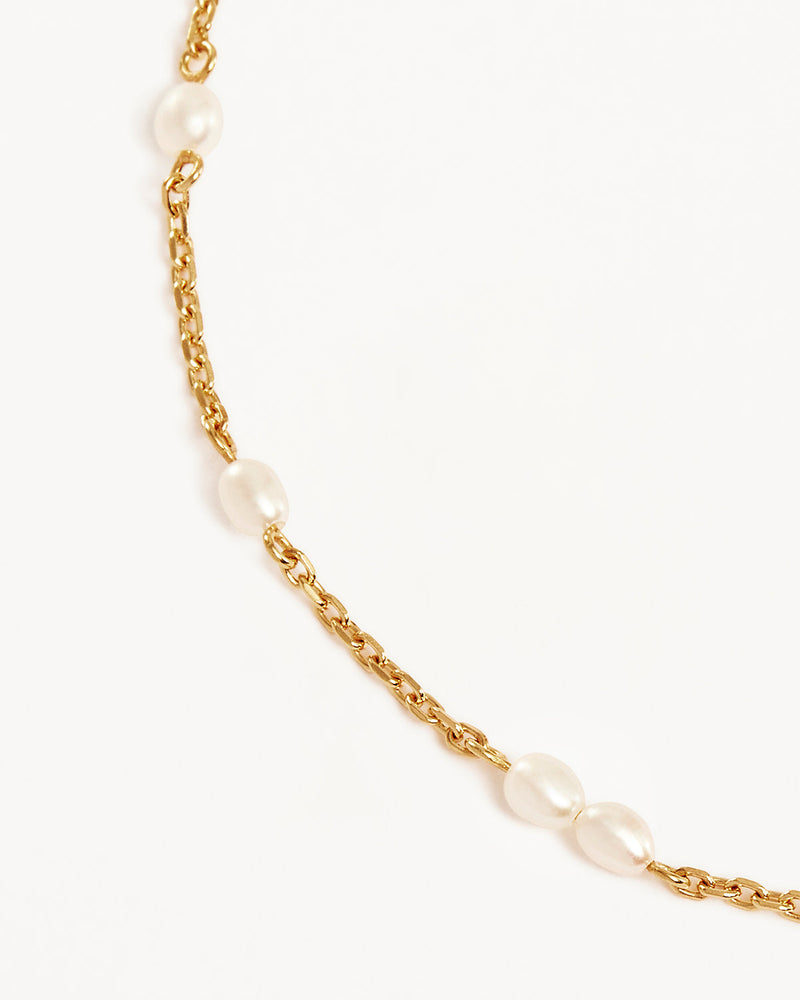 by charlotte 18k Gold Vermeil Serene Dreams Pearl Bracelet