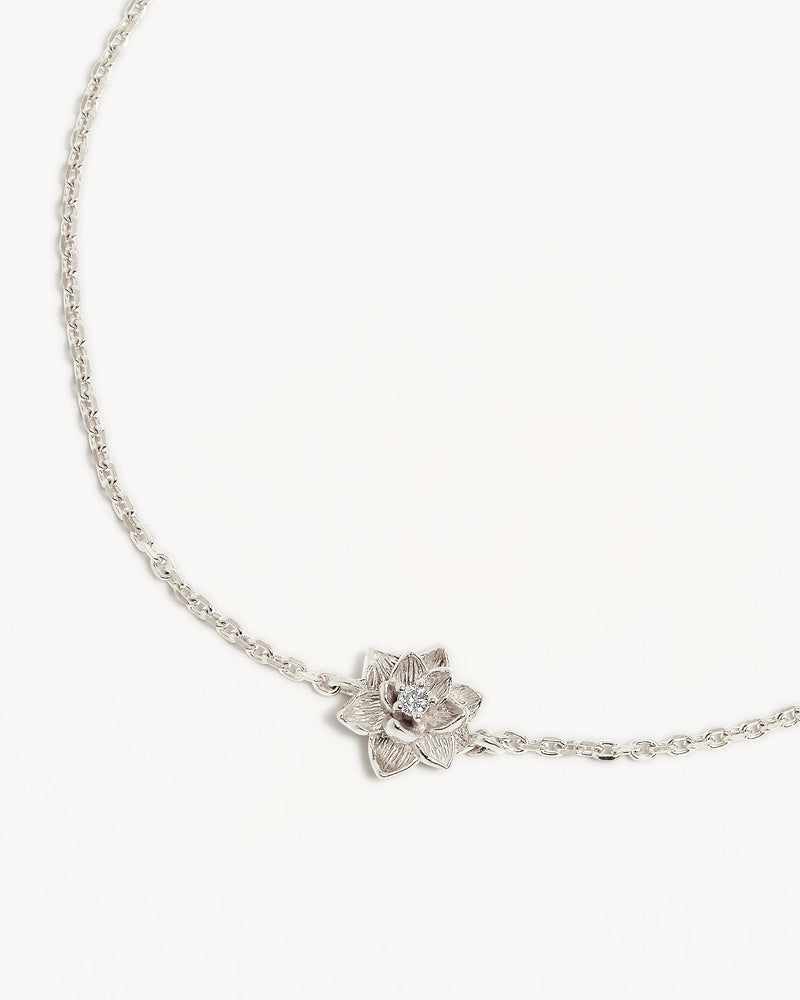 by charlotte Sterling Silver Bloom Within Lotus Bracelet