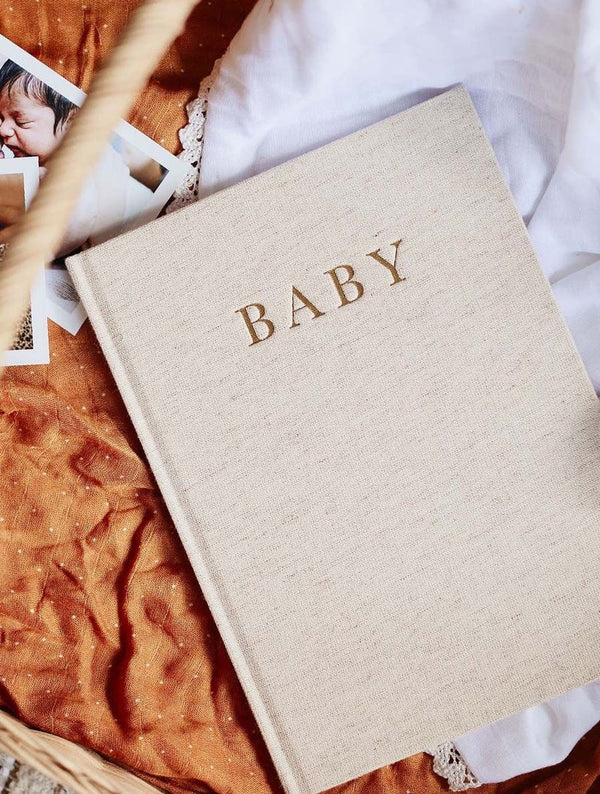 Write to Me 'Birth to Five Years' Baby Journal in Oatmeal