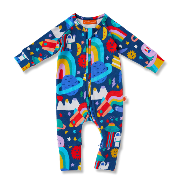Halcyon Nights Rocket Ride Long Sleeve Romper