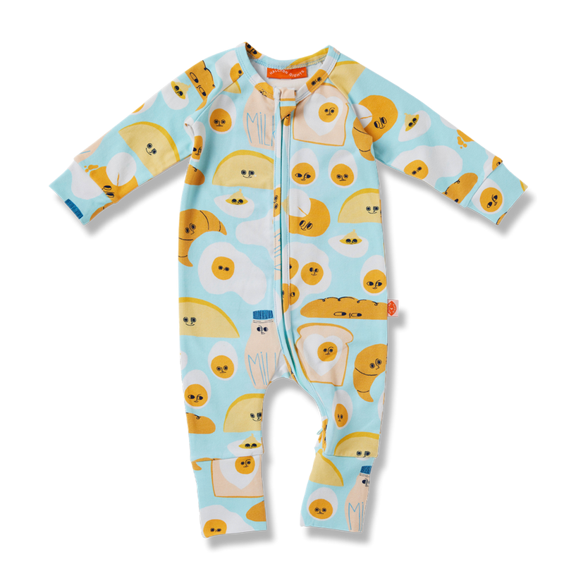 Halcyon Nights Brunch Buddies Long Sleeve Romper