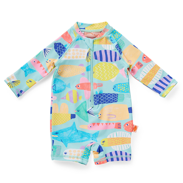 Halcyon Nights 'Rainbow Reef' Long Sleeve Rash Suit