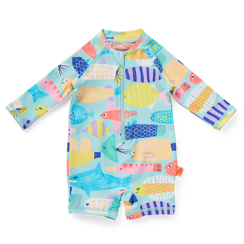 Halcyon Nights 'Rainbow Reef' Long Sleeve Rash Suit