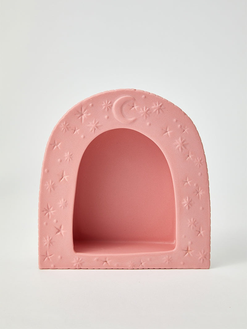 Jones and Co Luna Pink Wall Shelf