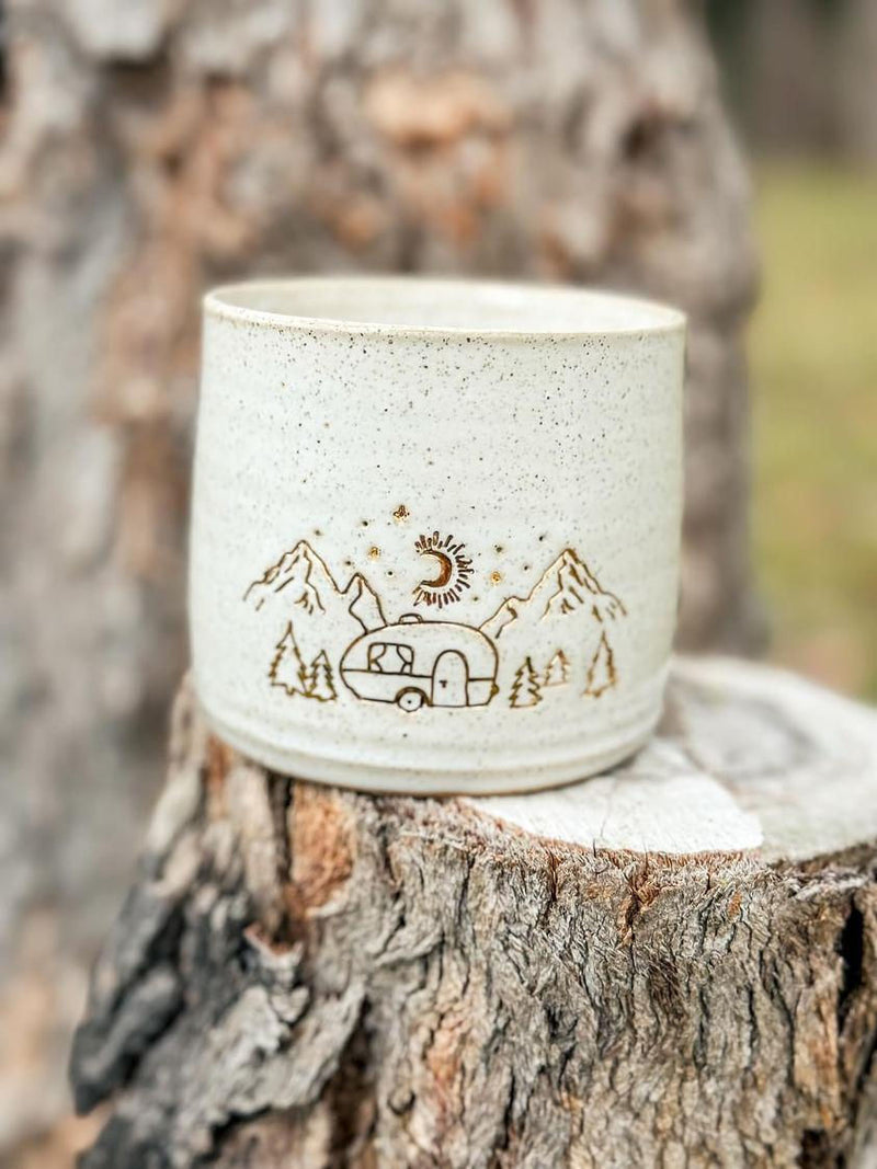 Wolf and Clay 'Caravan' Mug