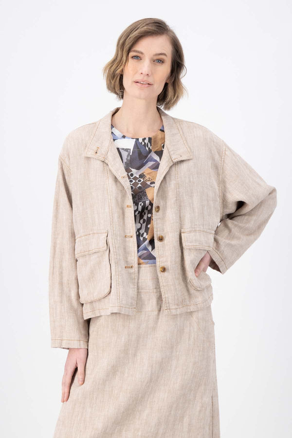 Olga de Polga Billie Jacket in Beige