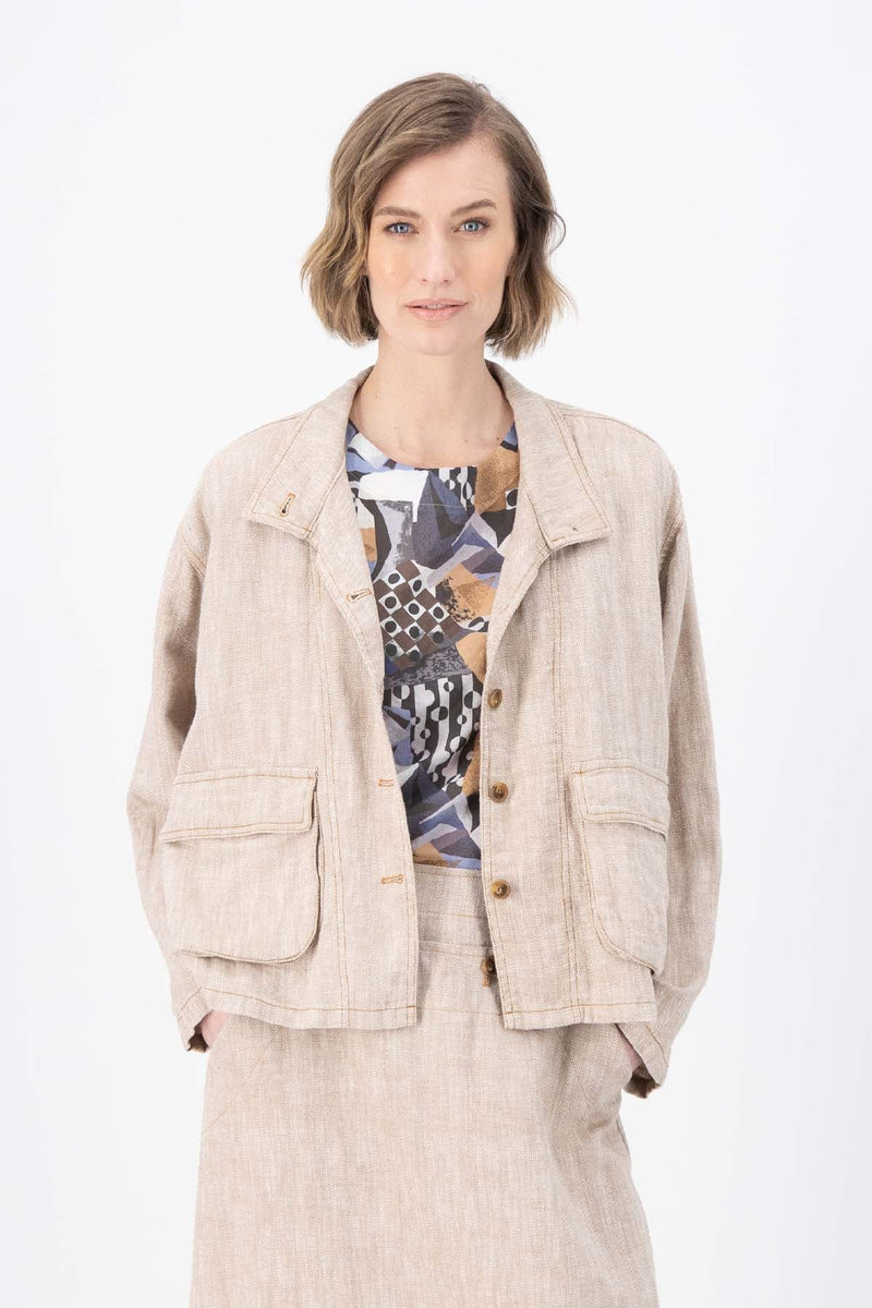 Olga de Polga Billie Jacket in Beige