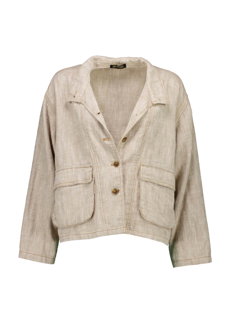 Olga de Polga Billie Jacket in Beige