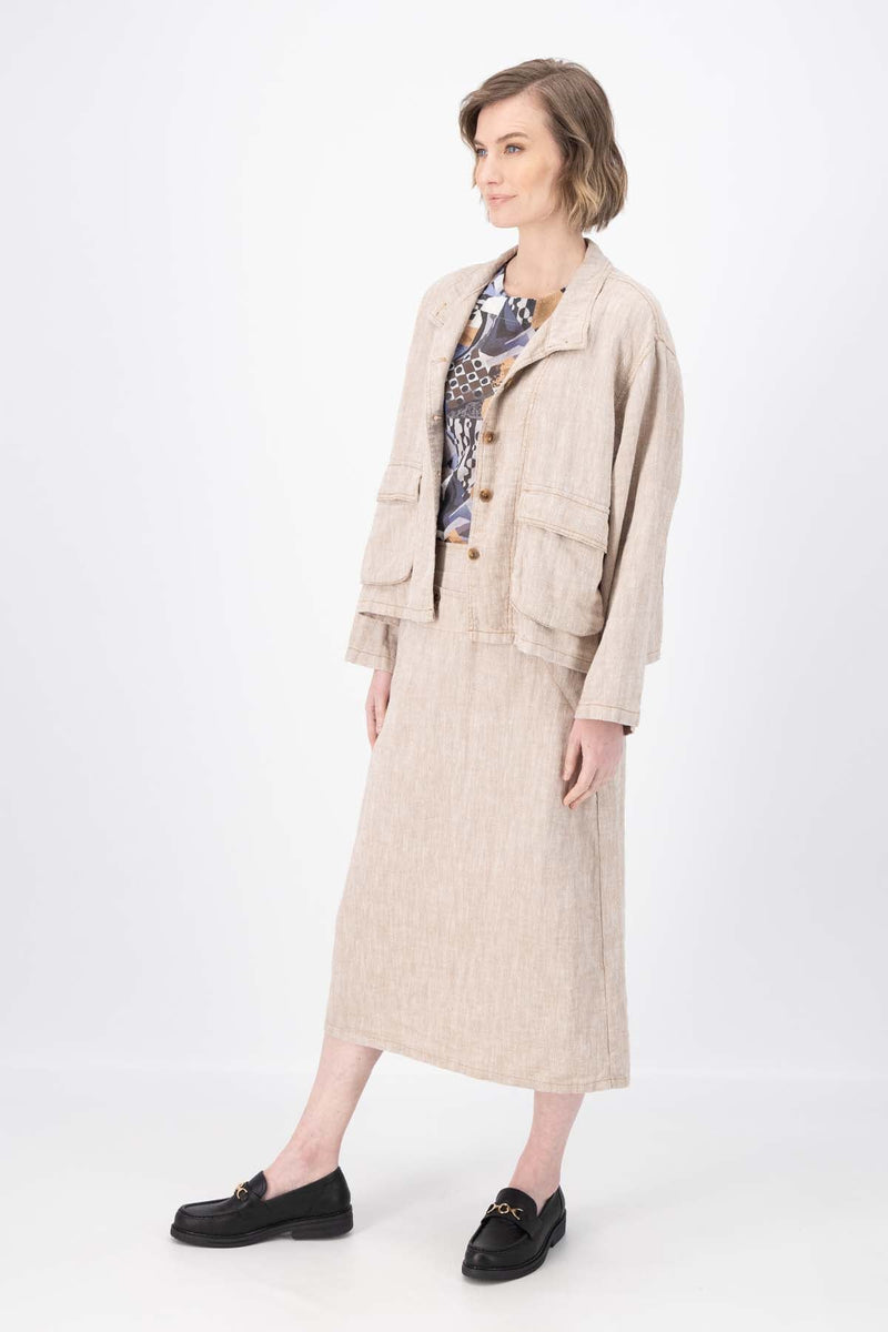 Olga de Polga Billie Jacket in Beige