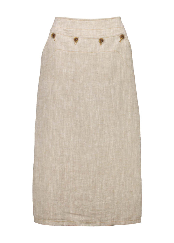 Olga de Polga Hepburn Panorama Skirt in Beige