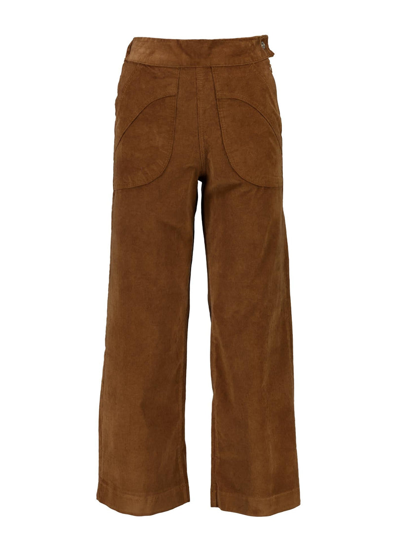 Olga de Polga Peggy Fine Cord Pants in Caramel