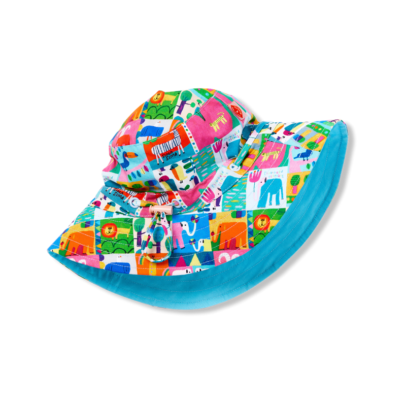 Halcyon Nights 'Safari Park' Kids Sun Hat