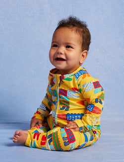 Halcyon Nights 'Chomp Chomp' Long Sleeve Romper