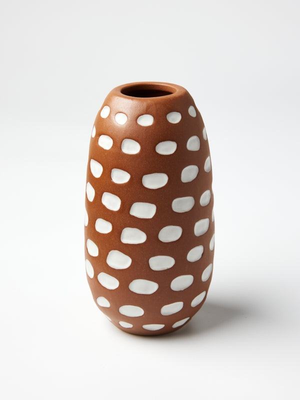 Jones and Co Dose Vase Terra Spot