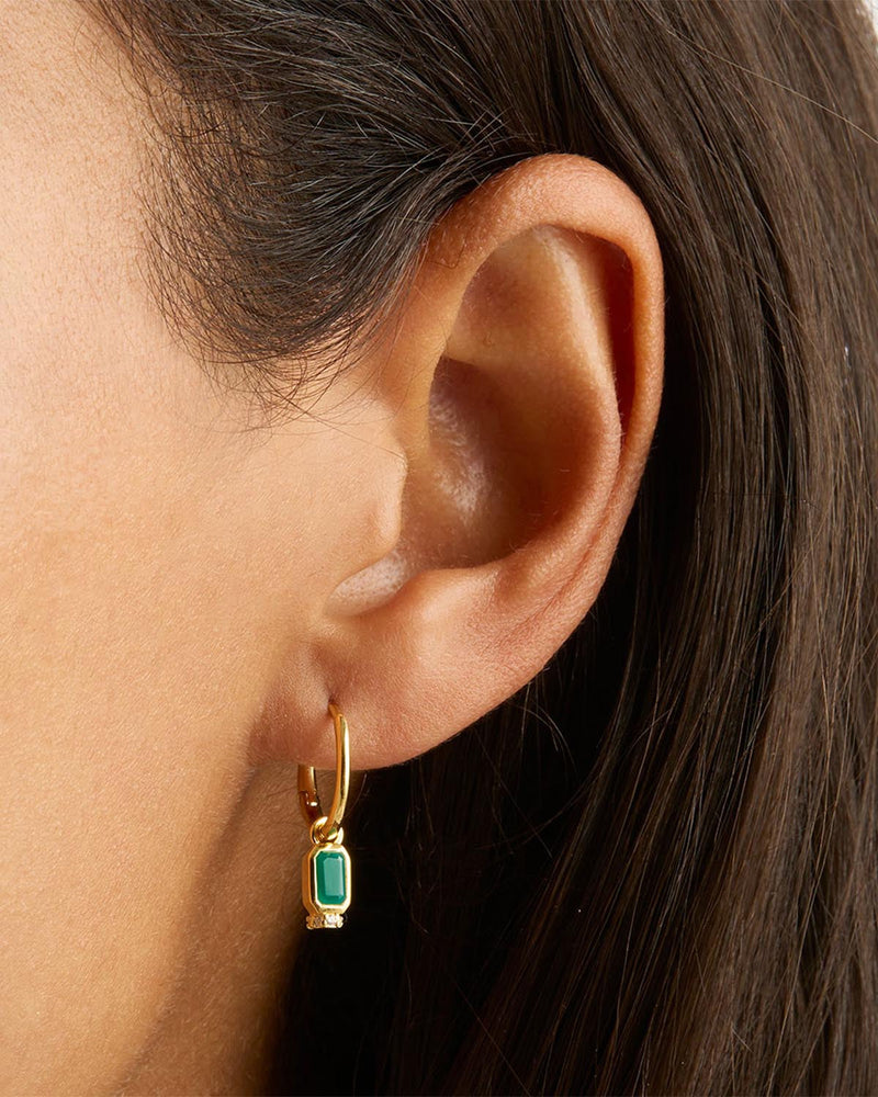 by charlotte 18k Gold Vermeil Strength Within Hoops