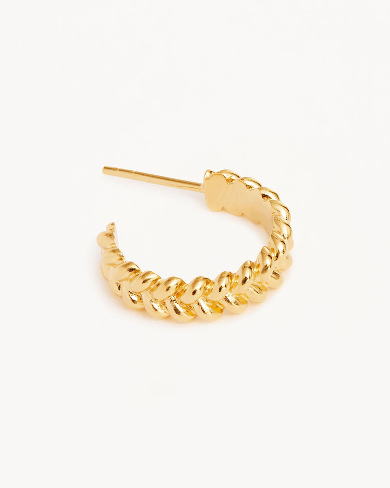 By Charlotte Intertwined Large Hoops  in Gold Vermeil