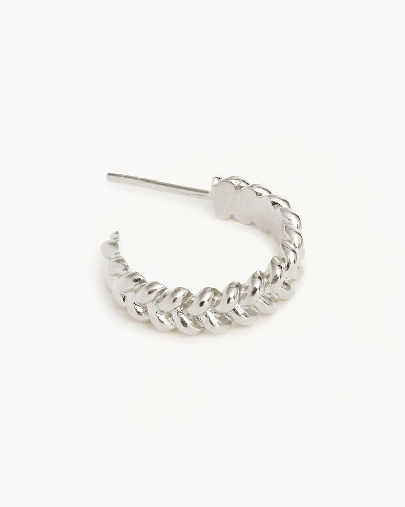 By Charlotte Intertwined Large Hoops in Sterling Silver