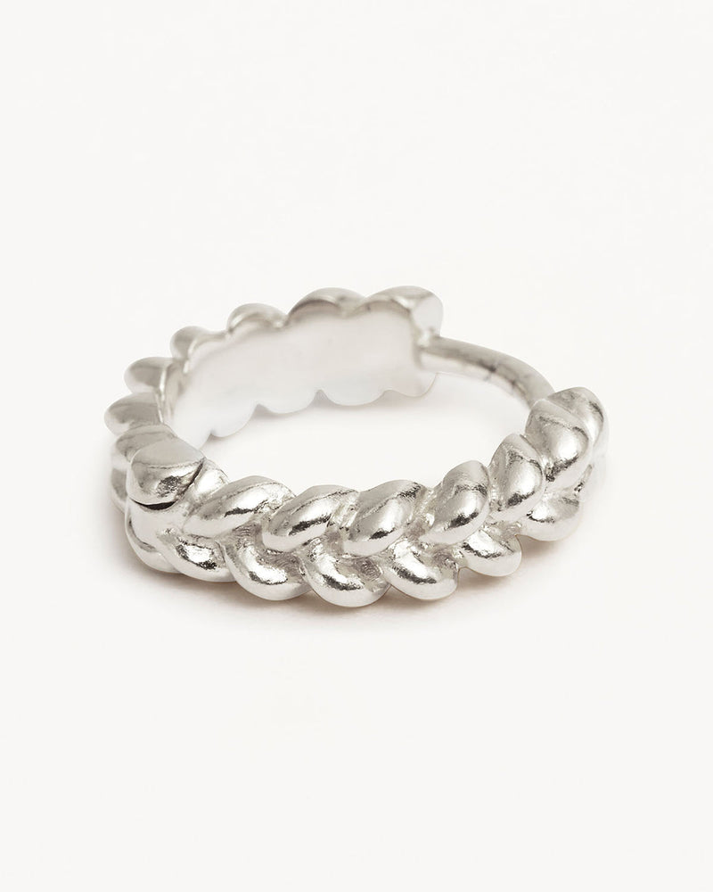 By Charlotte Intertwined Small Hoops in Sterling Silver