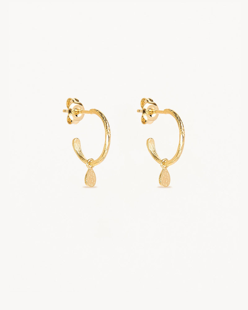 by charlotte 18k Gold Vermeil Grace Hoops