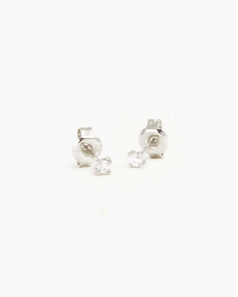 by charlotte Sterling Silver Pure Light Stud Earrings