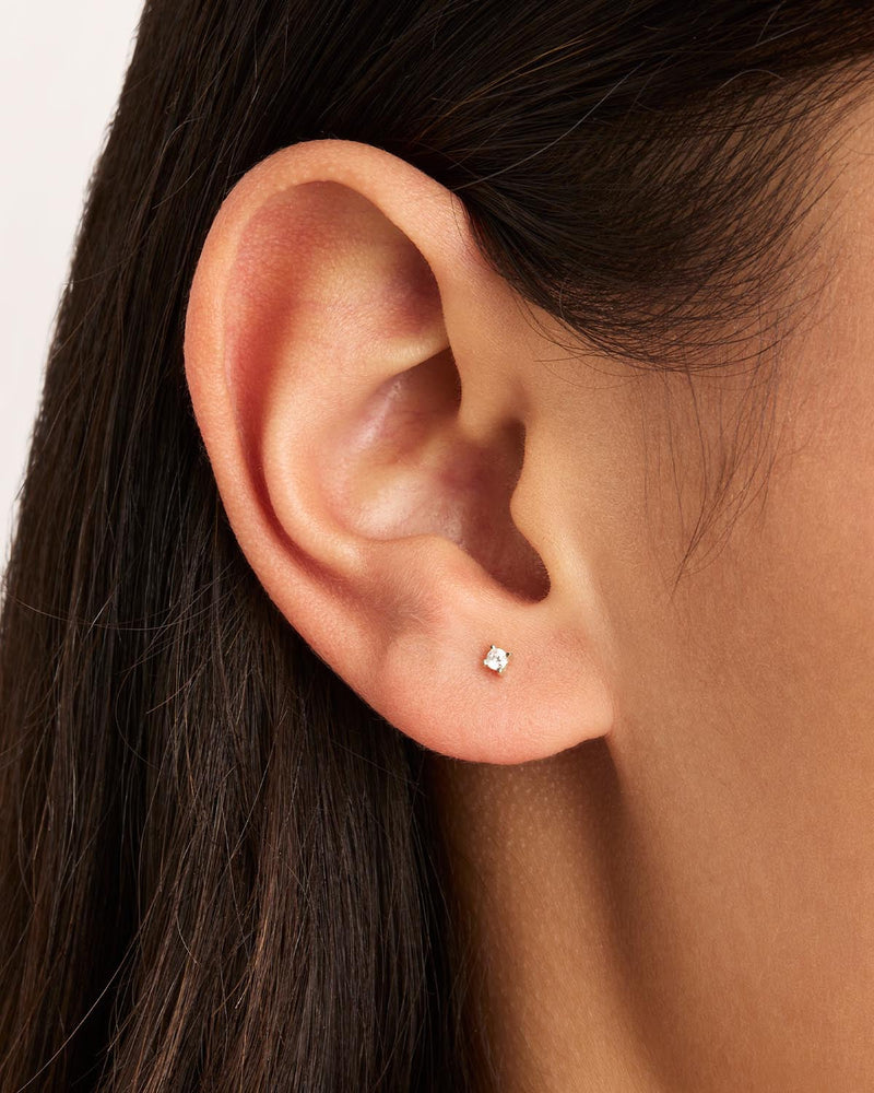 by charlotte Sterling Silver Pure Light Stud Earrings