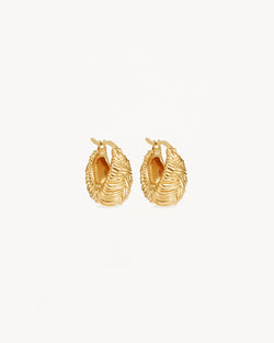 by charlotte 18k Gold Vermeil Entwined Hoops