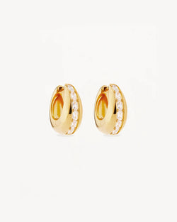 by charlotte 18k Gold Vermeil Magic of You Hoops