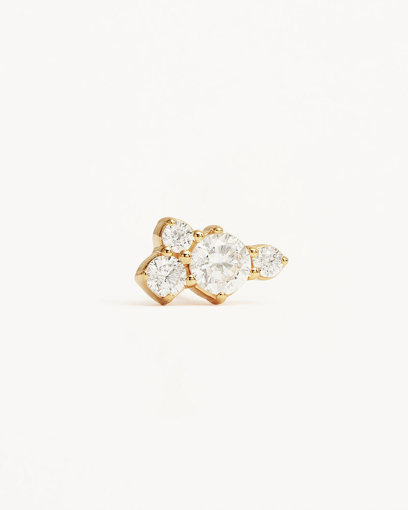 by charlotte 18k Gold Vermeil Mist Stud Earrings