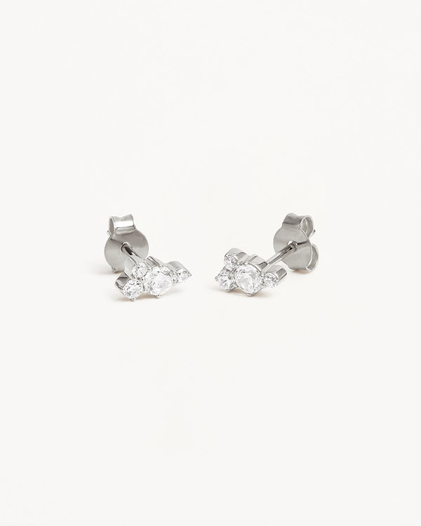 by charlotte Sterling Silver Mist Stud Earrings