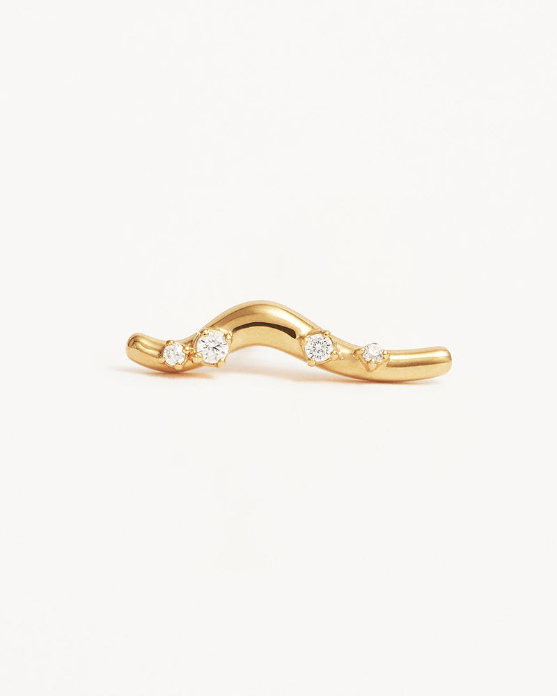 by charlotte 18k Gold Vermeil Chasing Tides Earrings