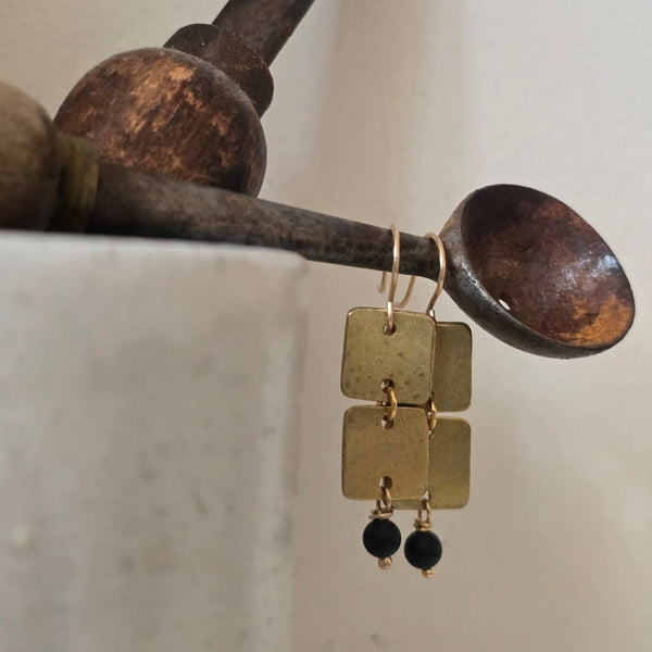 Paird Ebony Echoes Earrings