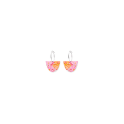 Moe Moe x Alex Mason Sorbet Blooms Small Bell Hoop Earring