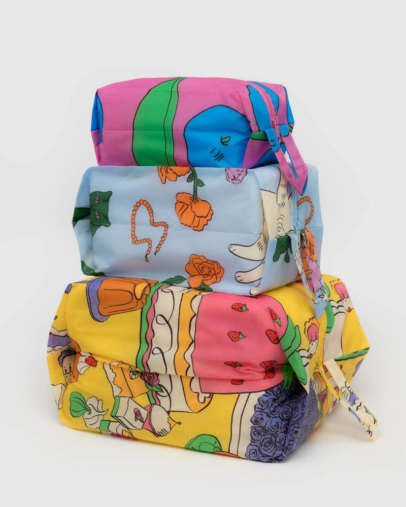 Baggu 3D Zip Set in Still Life