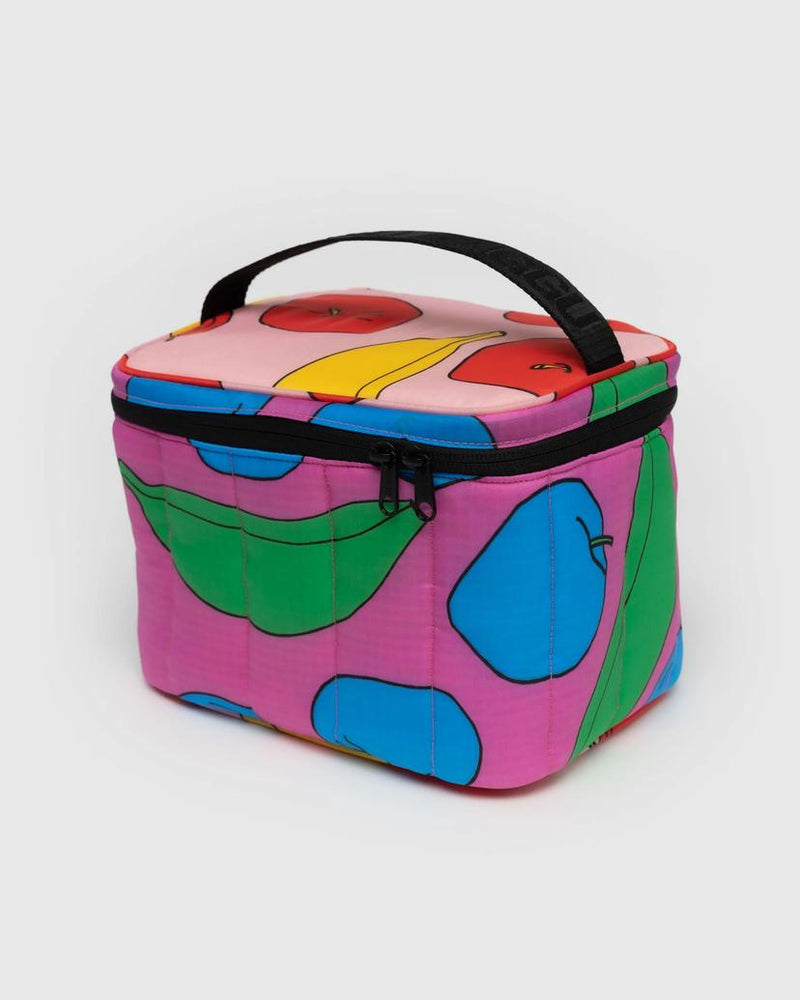 Baggu Puffy Lunch Bag in Apples & Banana Mix