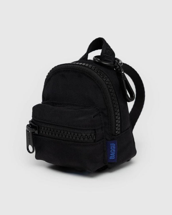 Baggu Backpack Charm in Black