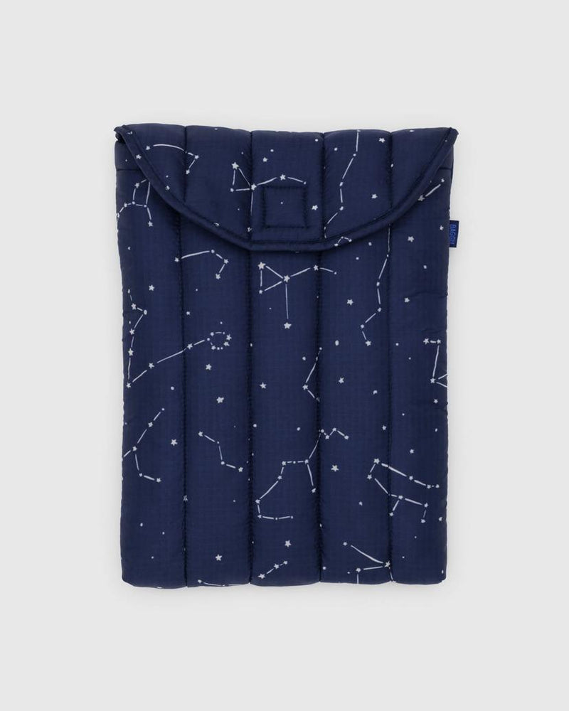 Baggu Puffy Laptop Sleeve 13"/14" in Constellation Midnight